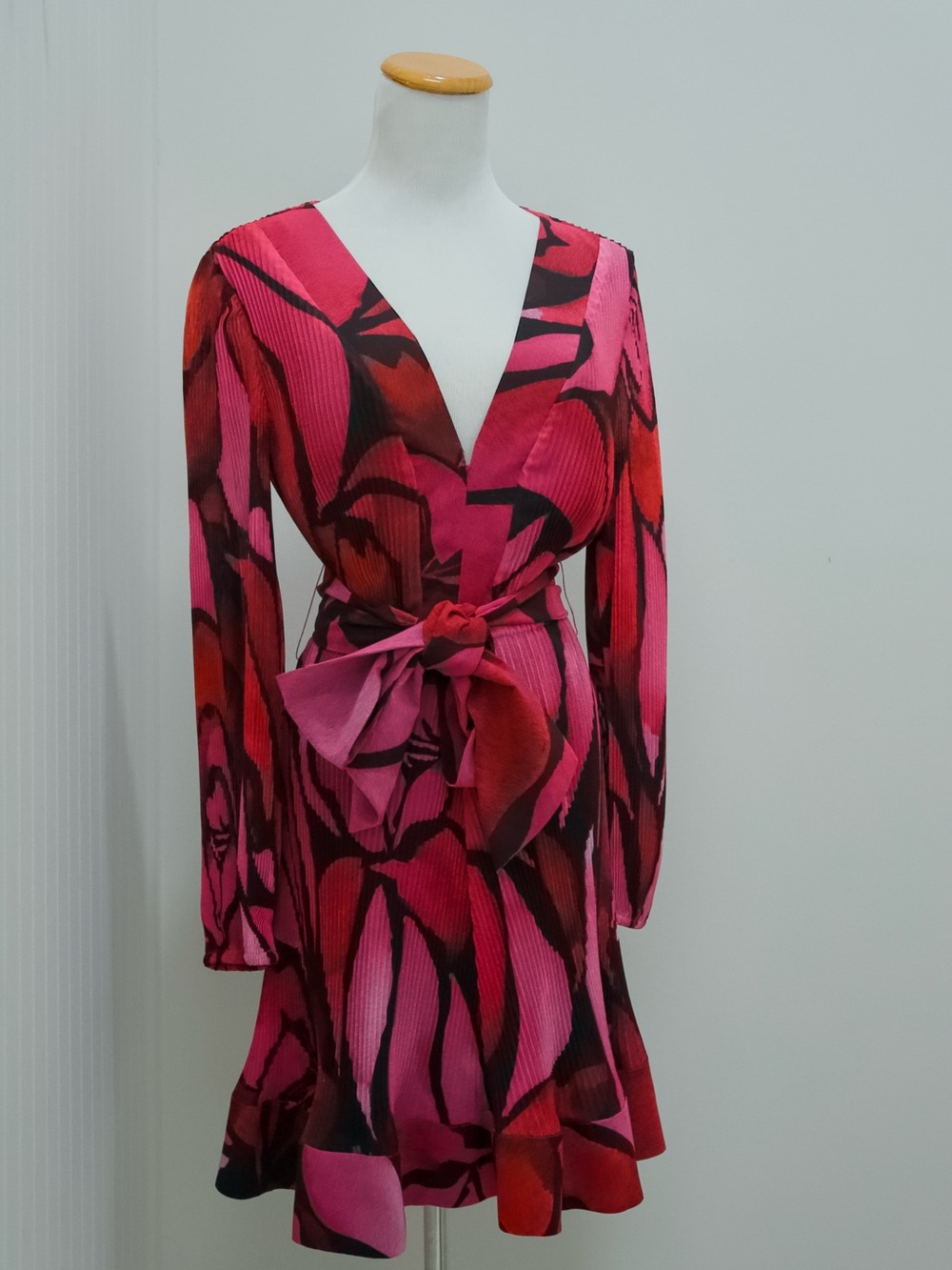 Milly Liv Dream Rose Pleated Dress